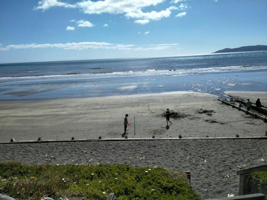 Beachfront Bliss Paraparaumu Exterior foto